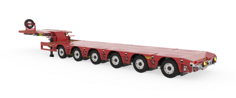 6-axle PL2 ballast semi low loader
